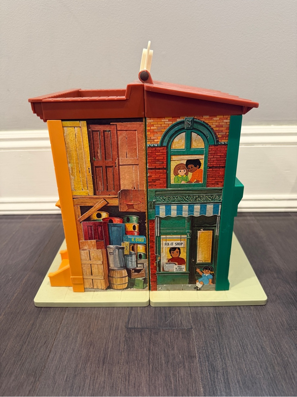VINTAGE 1974 Fisher-Price Little People Sesame Street Hooper’s Store Pretend Pla - Picture 10 of 14